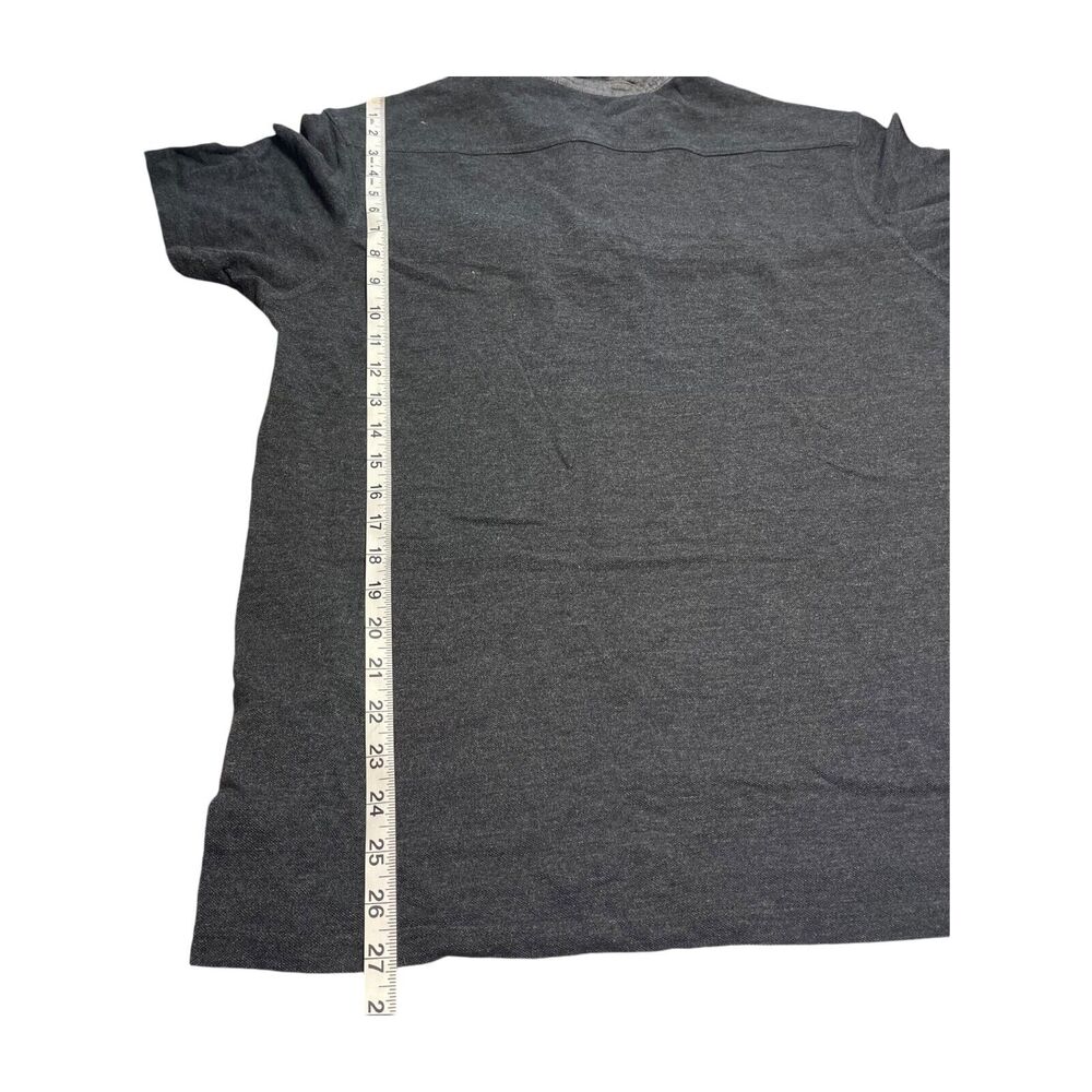 Guess Polo Shirt Men's XL Gray Cotton Short Sleeve Performance Chest Zip Pocket - Picture 5 of 8